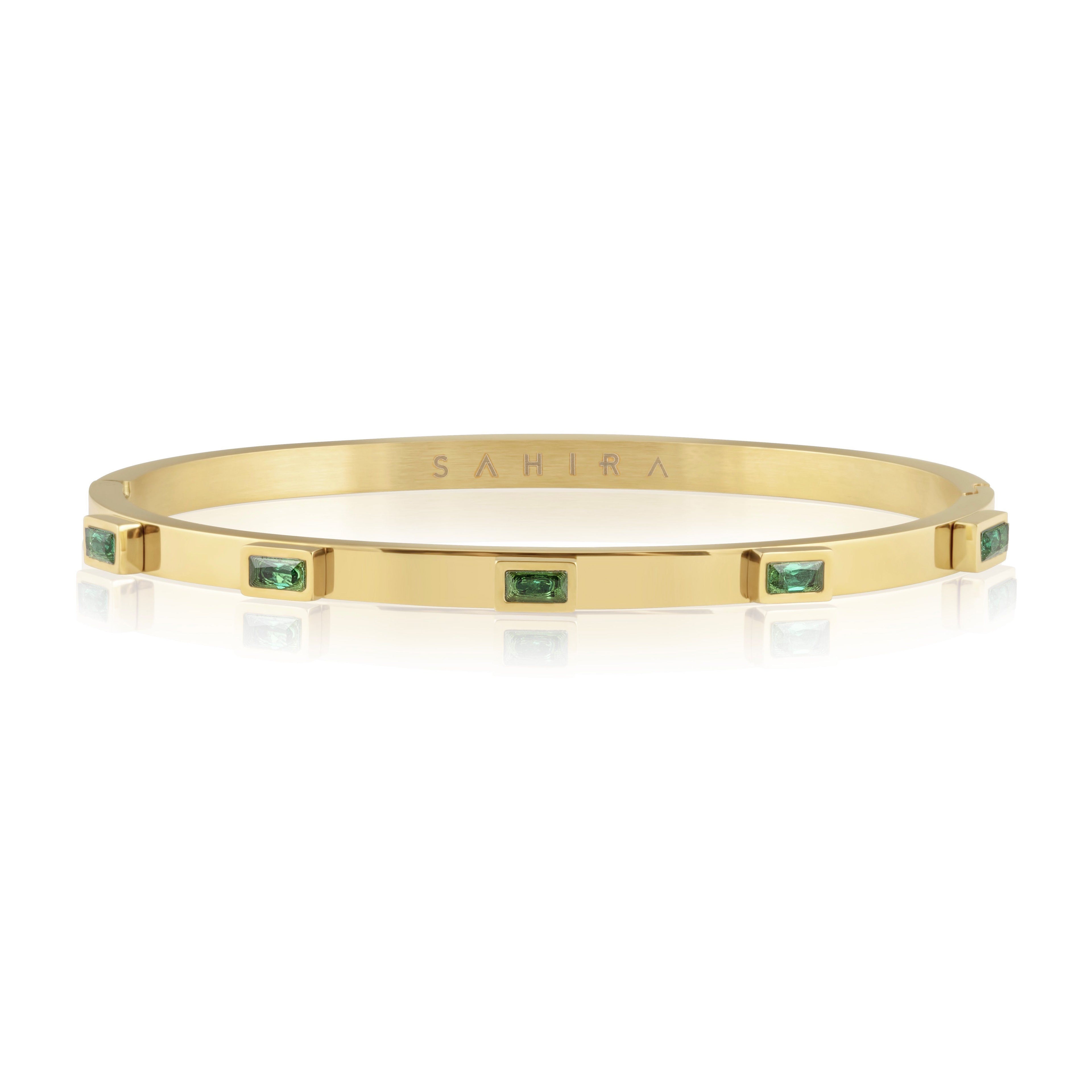 Emerald Baguette Stackable