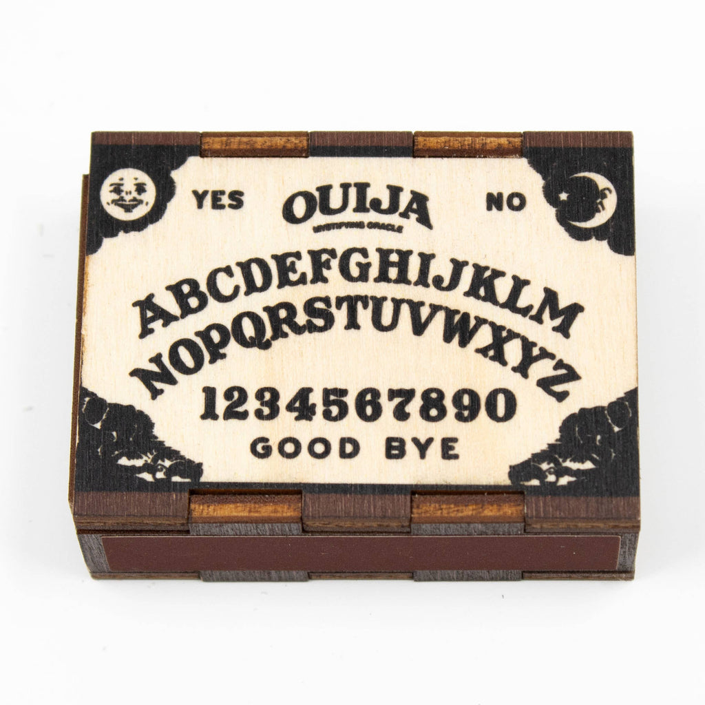 Ouija Board Wooden Matchbox •  Matches • Candle Accessory