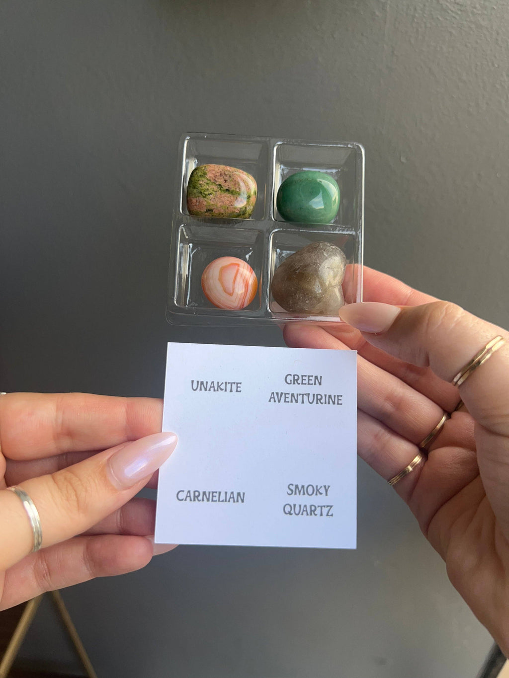 Taurus Zodiac Tumbled Crystal Set - Grounding Healing Stones