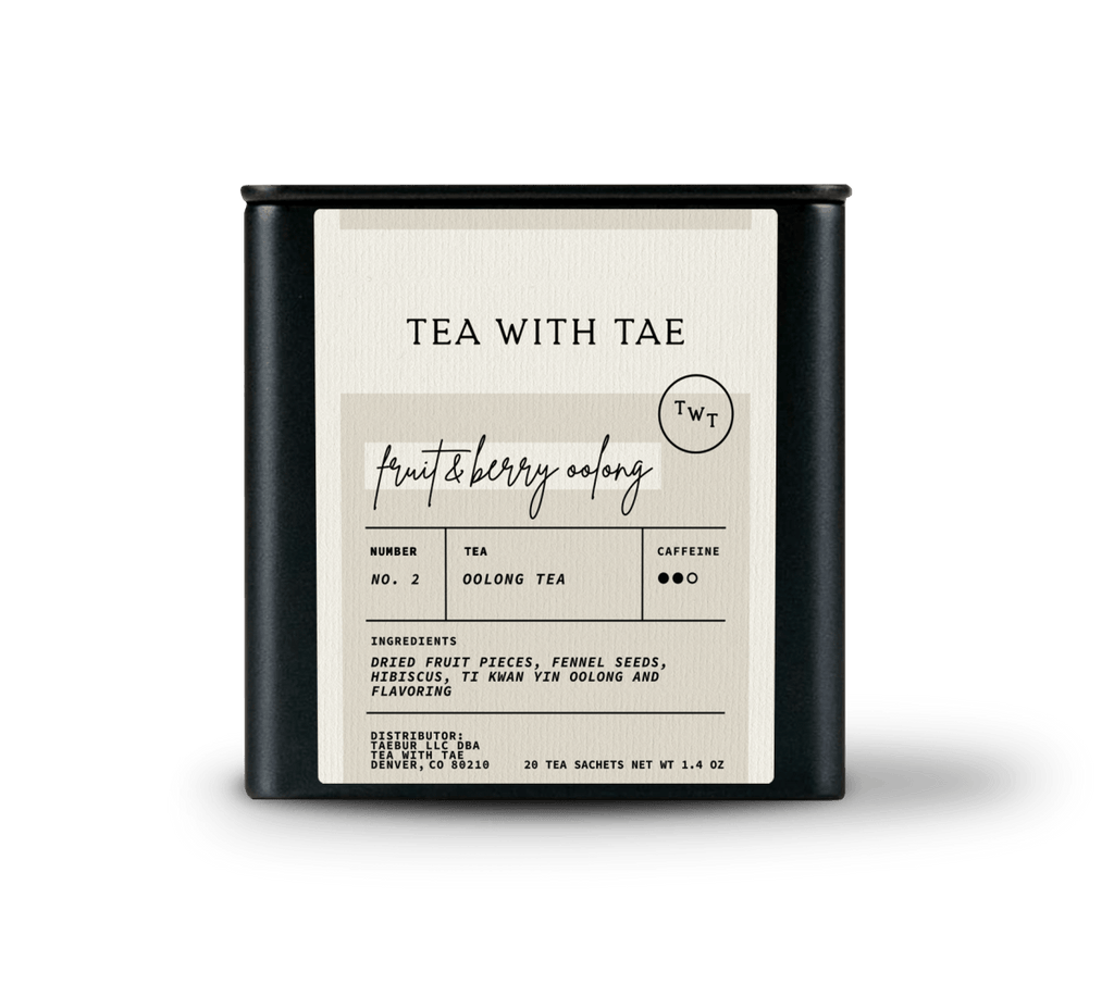 Fruit & Berry Oolong Tea Tin Gift (20 tea sachets)