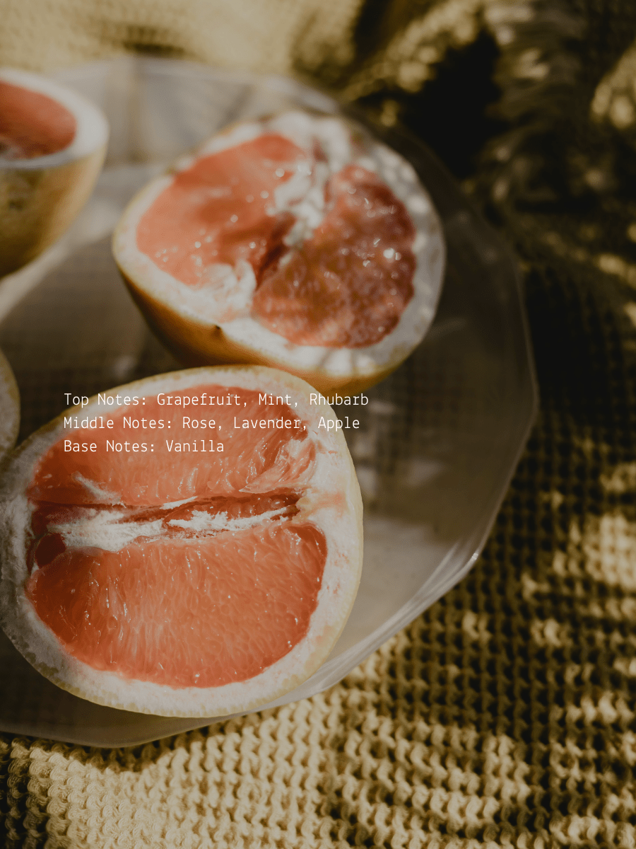 Grapefruit + Rhubarb Mint Awakening Wellness Candle