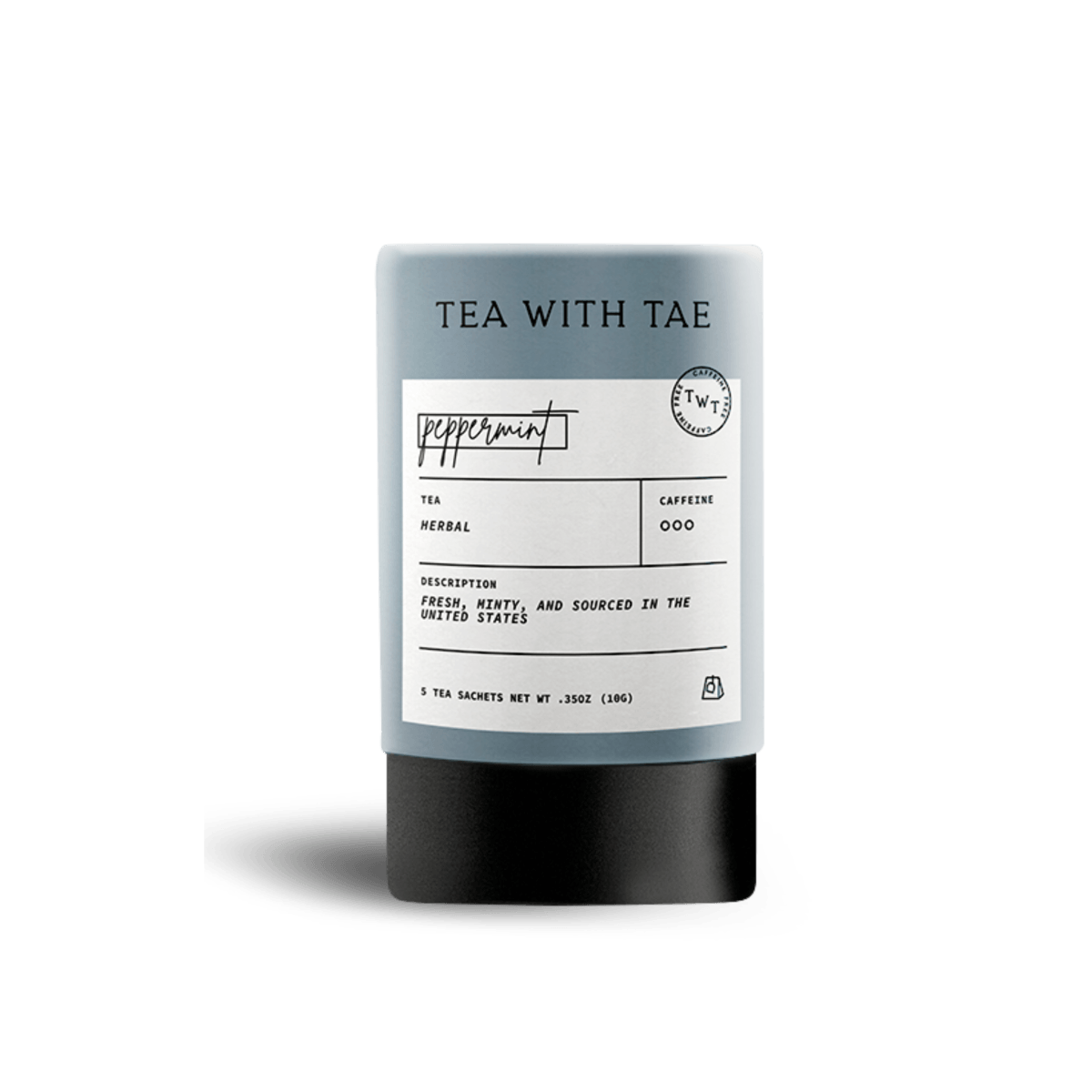 Peppermint Mini Tea Tube (5 tea bags)