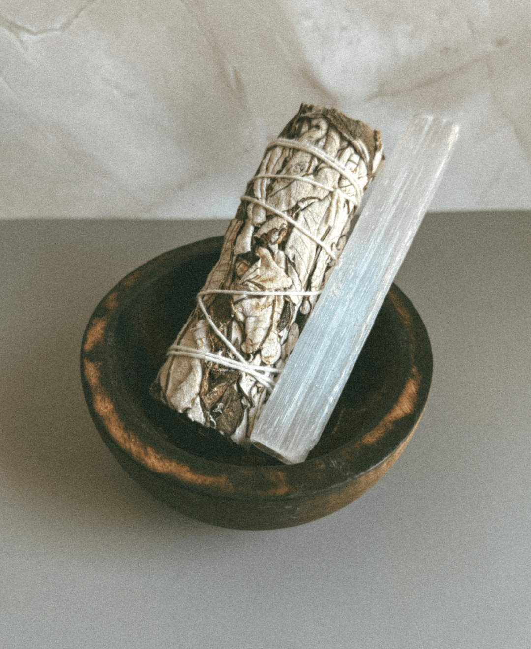 Peppermint + White Sage Smudge Stick