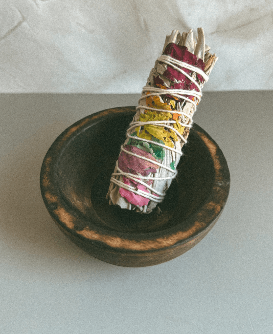 Seven Chakra White Sage Smudge Stick