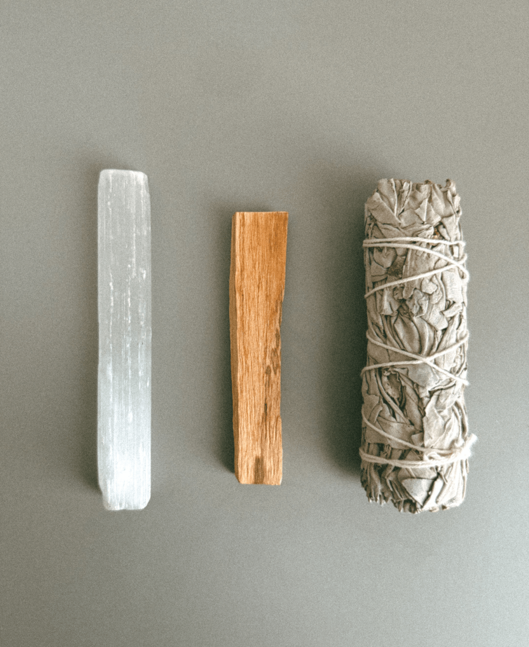 The Ritual Smoke Set – Palo Santo, Sage + Selenite